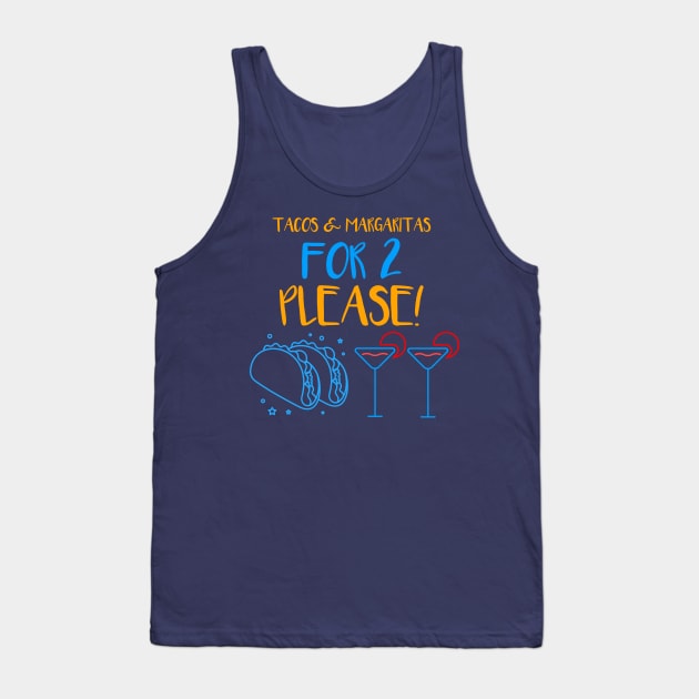 Tacos & Margaritas! Tank Top by Tom's Clothing Emporium